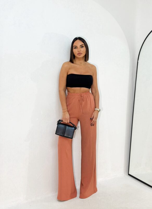 Albertine Copper Fluffy Trousers 4